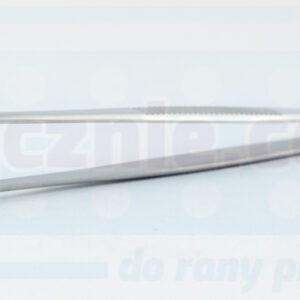 Anatomische Metallpinzette 18cm